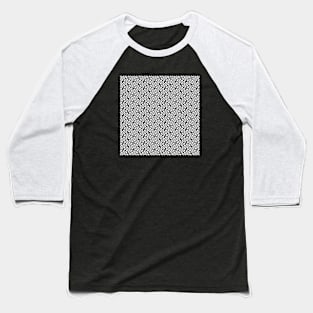 Sayagata - Japanese Traditional Pattern - Black Baseball T-Shirt